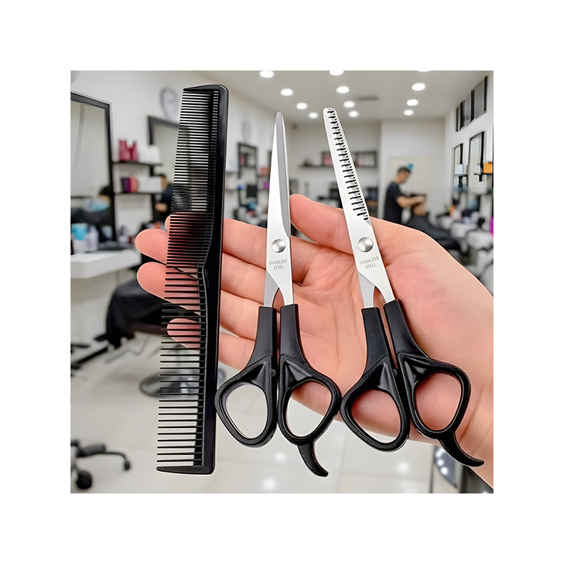 Maszynka do włosów Philips HC5612/15 + Etui na maszynki i golarki czarne + Zestaw fryzjerski (2 nożyczki + grzebień)