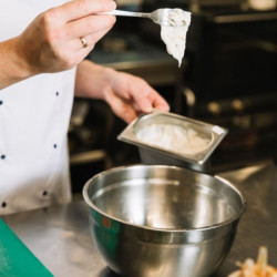 Miska kuchenna stalowa 13cm, 650ml