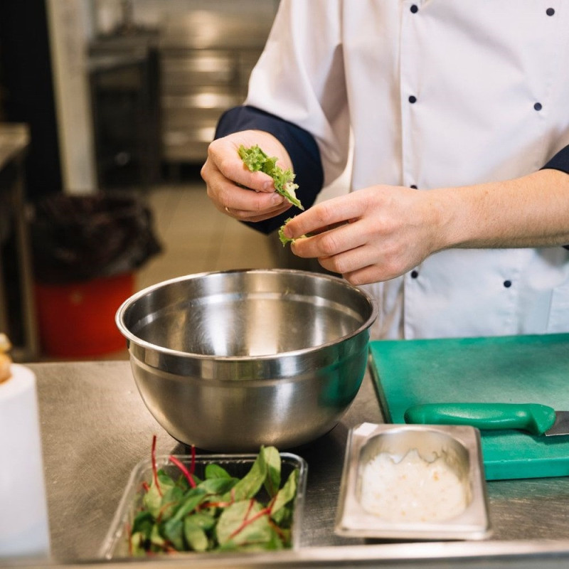 Miska kuchenna stalowa 17cm, 1,3l