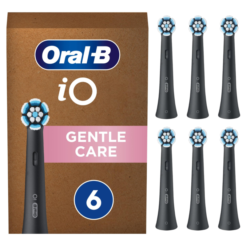 Końcówka Oral-B iO GENTLE CARE/SANFTE BLACK x6szt