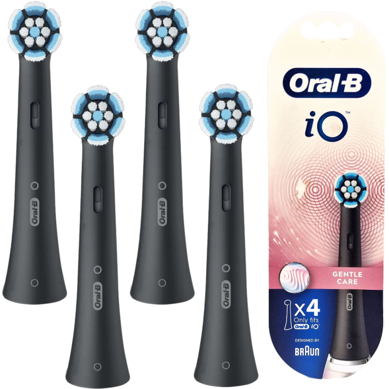 Końcówka Oral-B iO GENTLE CARE/SANFTE BLACK 4-PAK