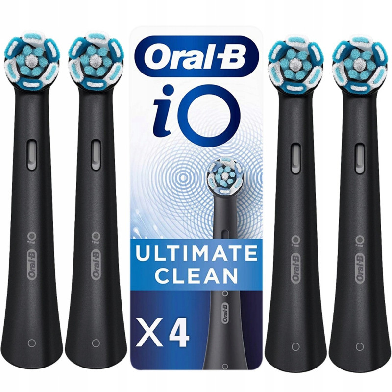 Końcówka Oral-B iO ULTIMATE CLEAN Black 4-PAK