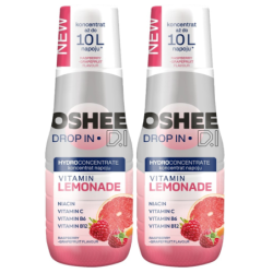 2x Syrop OSHEE Drop Vitamin Lemonade Malina Grejpfrut 500ml