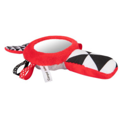 Canpol babies zabawka kontrastowa z piszczkiem i lusterkiem SENSORY TO