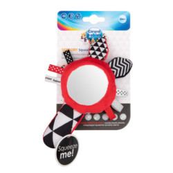 Canpol babies zabawka kontrastowa z piszczkiem i lusterkiem SENSORY TO