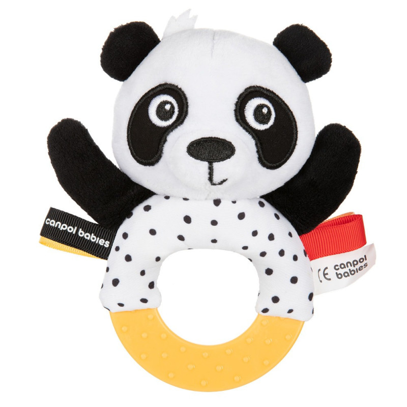 Canpol babies sensoryczna zabawka z gryzakiem i grzechotką BabiesBoo