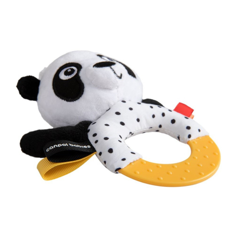 Canpol babies sensoryczna zabawka z gryzakiem i grzechotką BabiesBoo