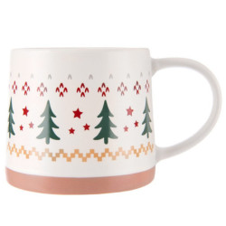 Kubek porcelanowy 3800ml choinki