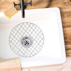 Mata do zlewu okrągła 32,5cm szara