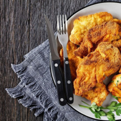 Sztućce do steków i burgerów 12el.