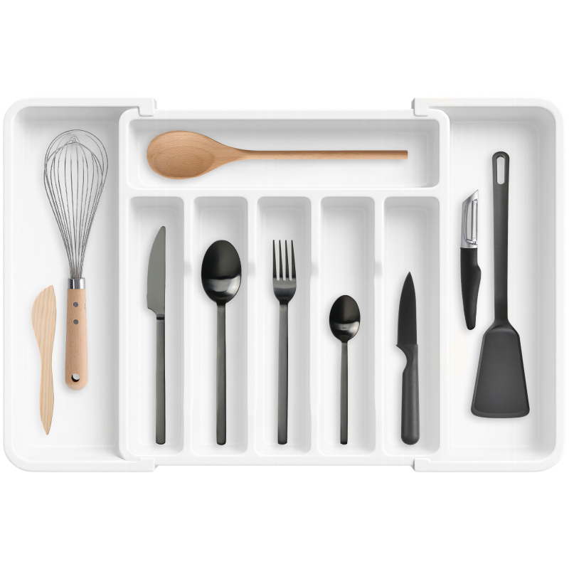 Wkład do szuflady na sztućce biały Wellhaus