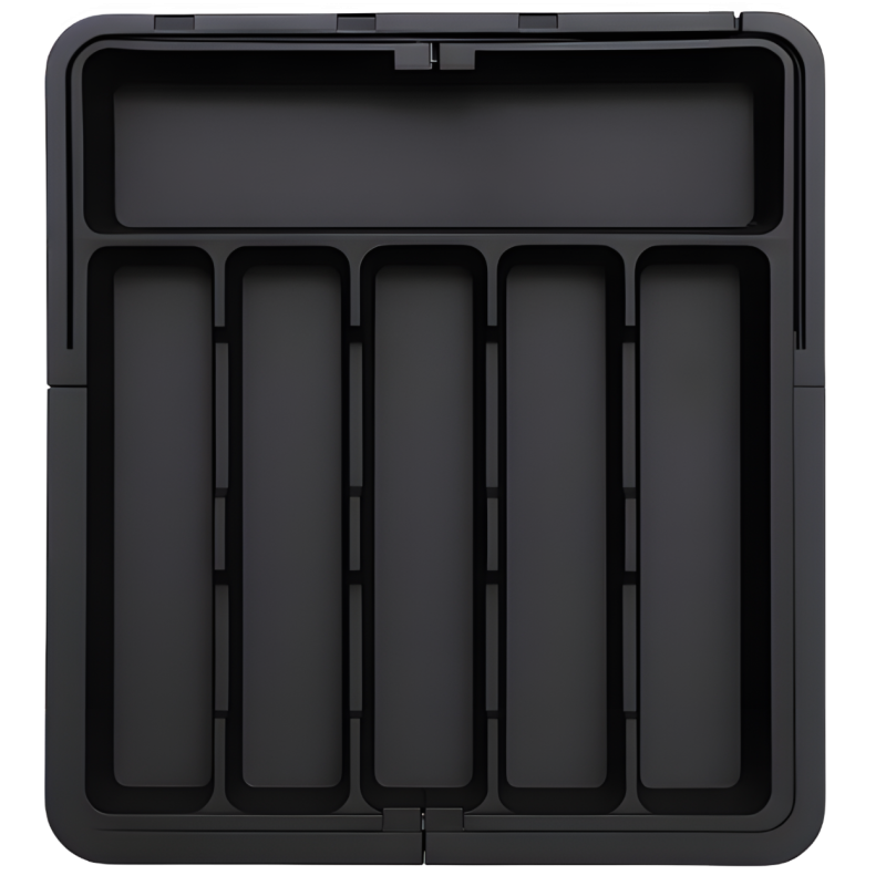 Wkład do szuflady na sztućce czarny Wellhaus