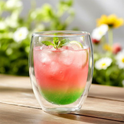 Szklanki termiczne z podwójną ścianką 2szt. 370ml