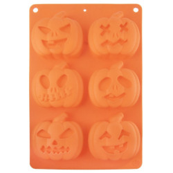 Forma silikonowa do pieczenia ciastek 27x18x3cm dynia