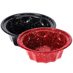 Forma do babki granitowa z kominem 12cm 2 szt.