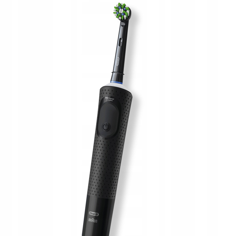 KF Oral-B Vitality Pro D103 Protect X Clean (Cross Action Black) + 4 końcówki precision czarne + etui czarne