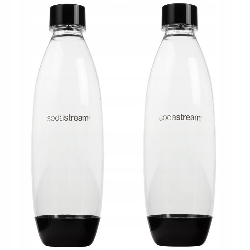 KF Saturator SodaStream Terra Black + 2 butelki + Bolero Sticks Zestaw 6 smaków