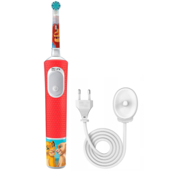 Szczoteczka Oral-B Vitality Pro 103 Król Lew + 4x końcówki zamienne EB-10A Color + etui niebieskie