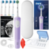 Oral-B Vitality Pro D103 Lilac + 4 końcówki precision białe + etui białe + podstawka