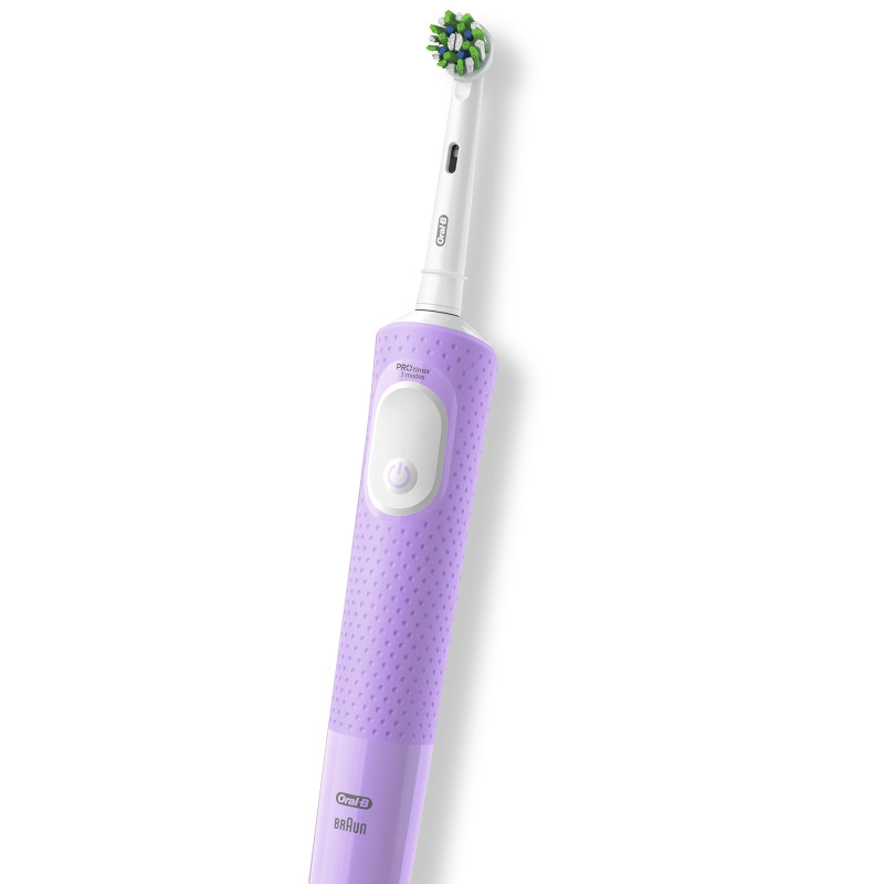 Oral-B Vitality Pro D103 Lilac + 4 końcówki precision białe + etui białe + podstawka
