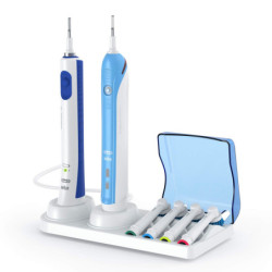 Oral-B Vitality Pro D103 Lilac + 4 końcówki precision białe + etui białe + podstawka