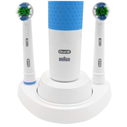 Oral-B Vitality Pro D103 Frozen + 4x końcówki zamienne EB-10A Color + etui niebieskie + podstawka