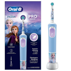 Oral-B Vitality Pro D103 Frozen + 4x końcówki zamienne EB-10A Color + etui niebieskie + podstawka