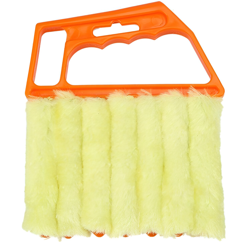 Szczotka do czyszczenia żaluzji z mikrofibry YELLOW