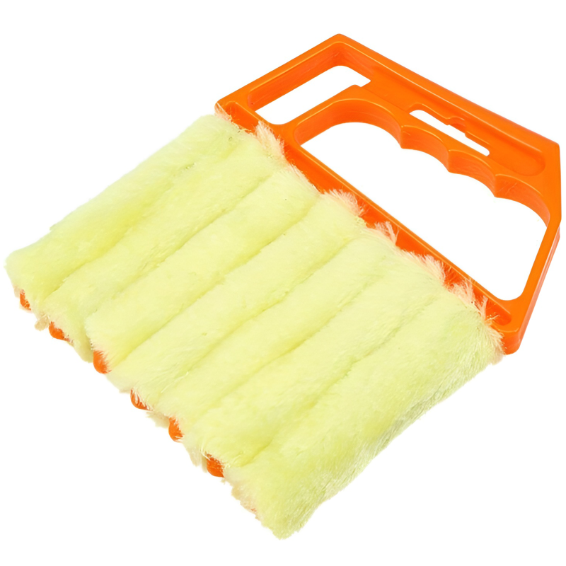 Szczotka do czyszczenia żaluzji z mikrofibry YELLOW