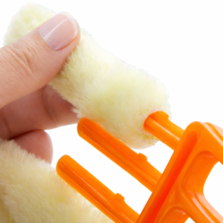 Szczotka do czyszczenia żaluzji z mikrofibry YELLOW