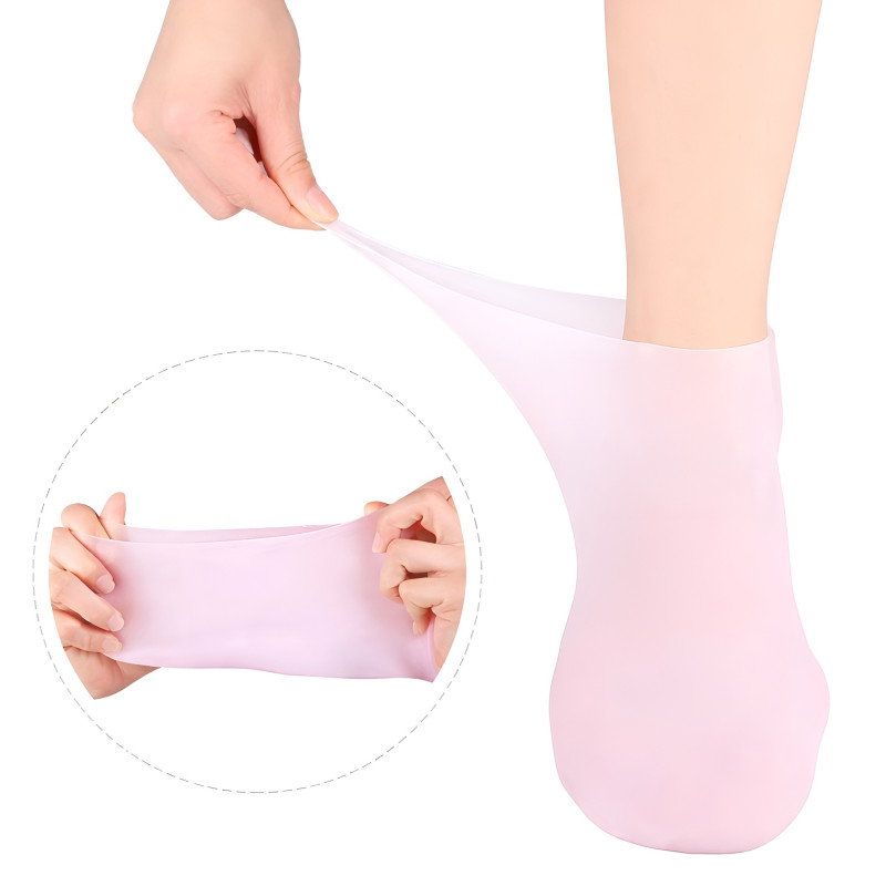 Silikonowe skarpety do pielęgnacji stóp