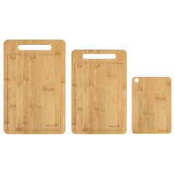 WELLHAUS Zestaw drewnianych desek do krojenia 3szt.