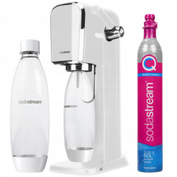 Saturator Sodastream Art White + Butelka Termiczna + Bolero