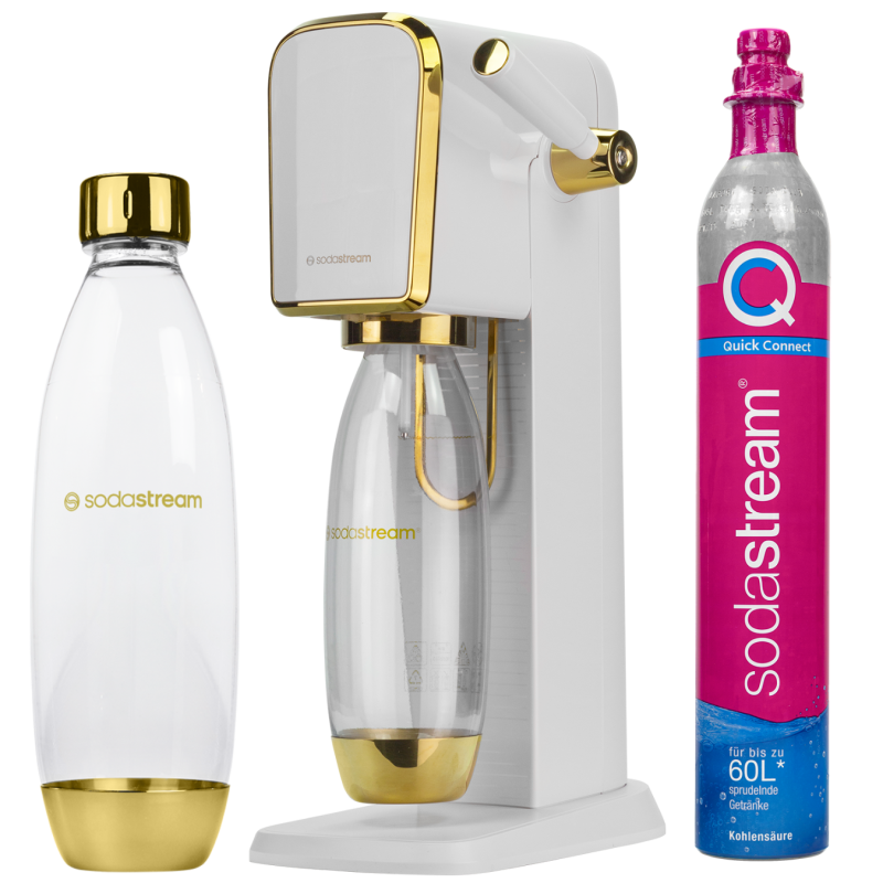 Saturator Sodastream Art Gold + Butelka Termiczna + Bolero