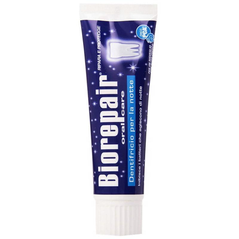 Biorepair 4×75 ml — kompletny zestaw pasty do zębów:  Pełna Ochrona, Wrażliwe Zęby , Pro White Wybielająca, Nocna