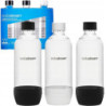 Butelki SodaStream 3x 1L Standard + Ociekacz / stojak na butelki SpinelSoda