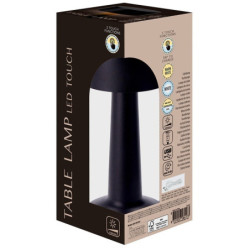 Lampka stołowa 21cm czarna