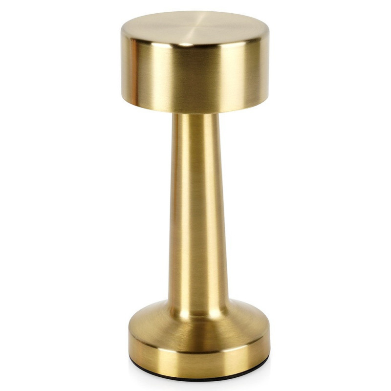 Lampka stołowa 21cm złota