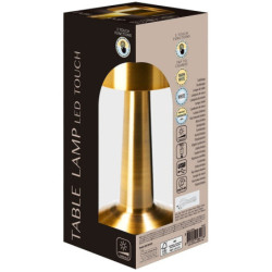 Lampka stołowa 21cm złota