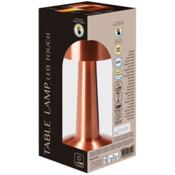 Lampka stołowa 21cm miedziana