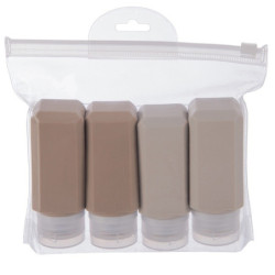 Silikonowe buteleczki podróżne