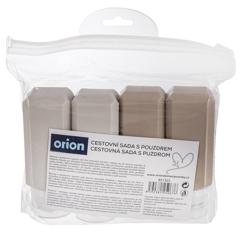 Silikonowe buteleczki podróżne