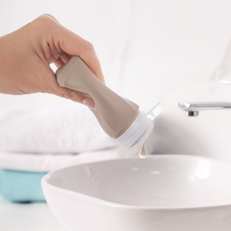 Silikonowe buteleczki podróżne