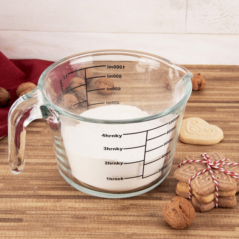 Miarka kuchenna szklana 1L