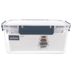 Pojemniki na żywność z pokrywką i uszczelką 4 szt.