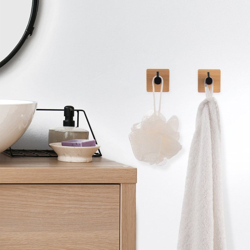 Haczyk wieszak samoprzylepny 4,5x4,5 2szt