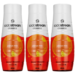 3x Syrop do SodaStream Citrus Mix 440ml