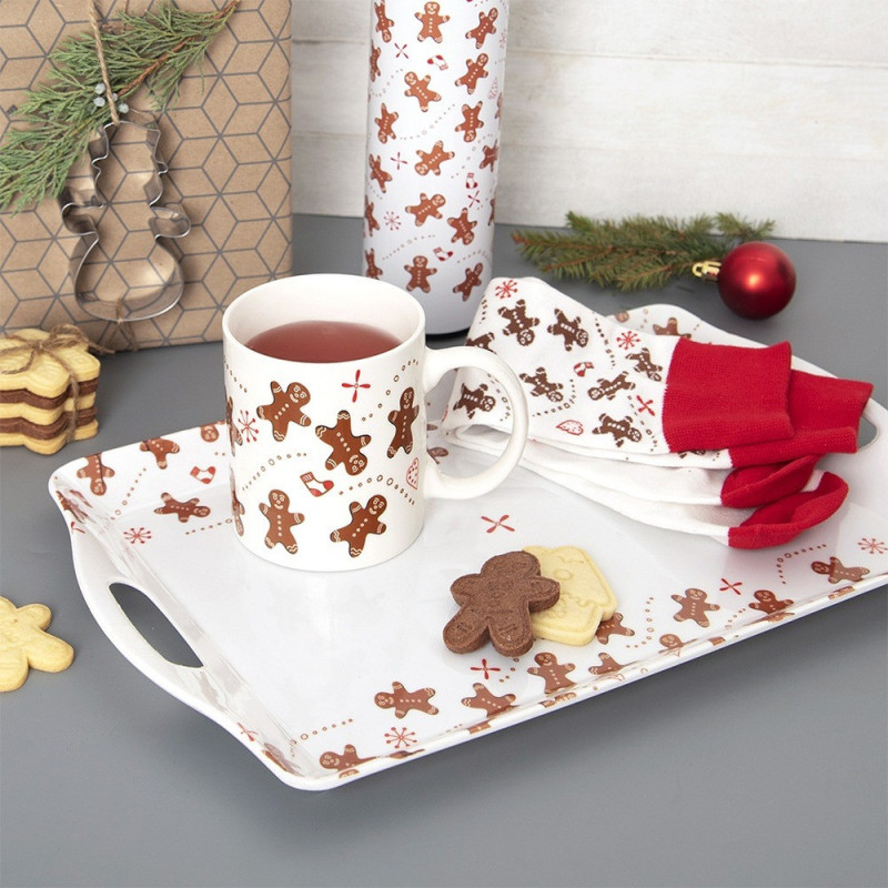 Kubek ze skarpetkami 350ml pierniczek