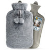 Termofor z pokrowcem szary 2 l