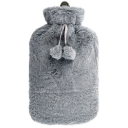 Termofor z pokrowcem szary 2 l